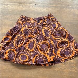 Old Navy Purple and Orange Mini Skater Skirt